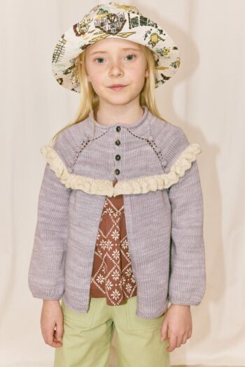 Misha & Puff Ruffle Cardigan Mist 3