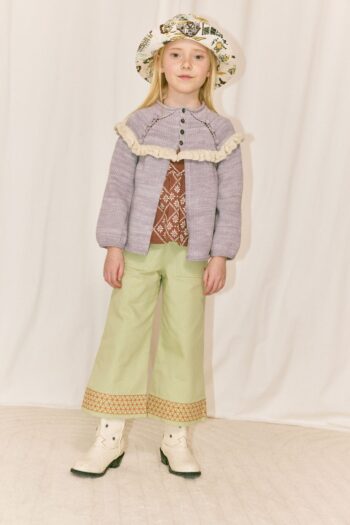 Misha & Puff Ruffle Cardigan Mist 3