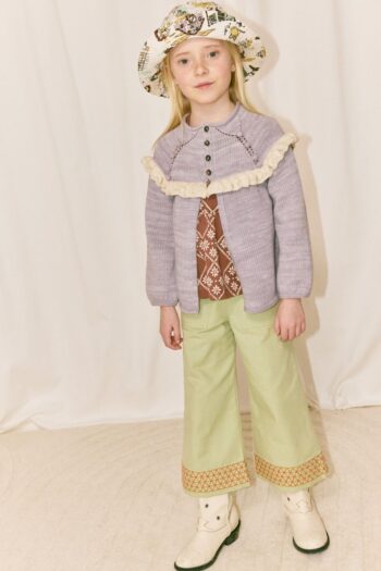 Misha & Puff Ruffle Cardigan Mist 3