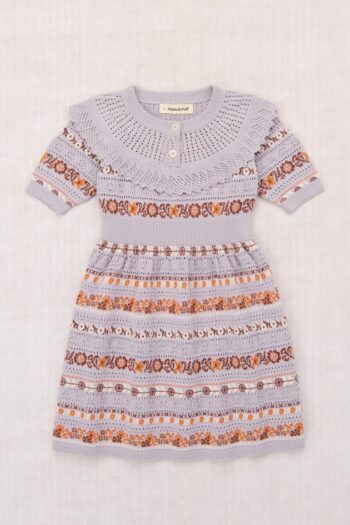 Misha & Puff Nadia Dress Mist Eyelet Ribbon