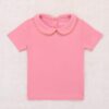 Rickrack Collar Tee Azalea