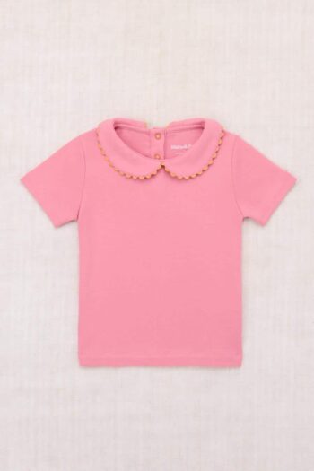 Rickrack Collar Tee Azalea