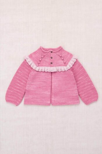 Misha & Puff Ruffle Cardigan Azalea