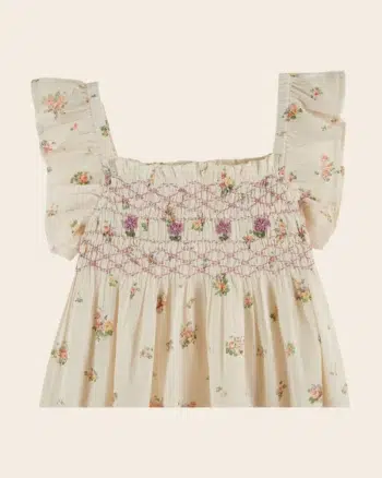 Emile et Ida Dress Floral Smocked Althea