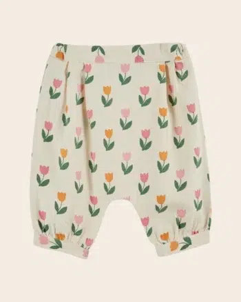 Emile et Ida Harem Pants Cream Tulips