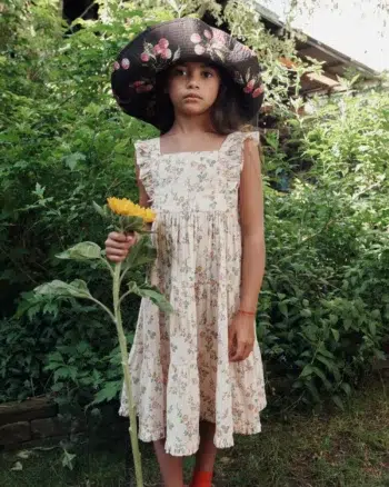 Emile et Ida Long Dress Rose Blush