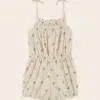 Emile et Ida Playsuit Cream Cherry Sponge