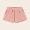 Emile et Ida Shorts Blossom Ruffled Terrycloth