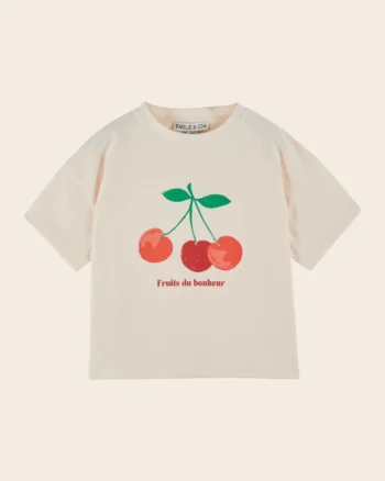 Emile et Ida T-shirt Cream Cherries