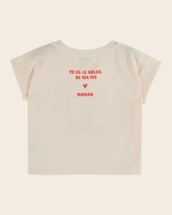 Emile et Ida T-shirt Cream Sun