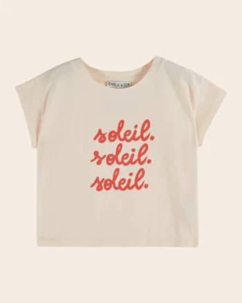 Emile et Ida T-shirt Cream Sun