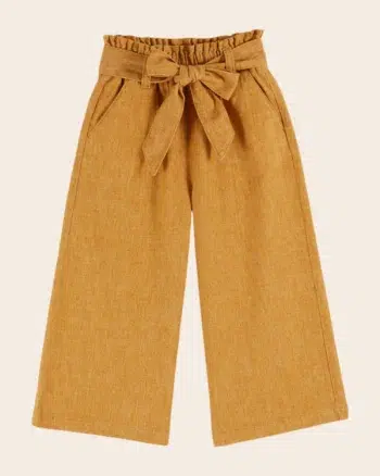 Emile et Ida Trousers Tied Mustard Heather