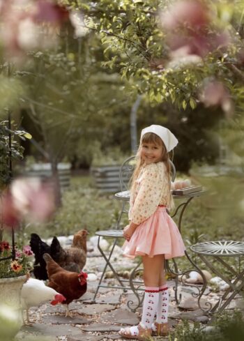Little French Heart Emile et Ida blossom skirt by Ksenia Berenger