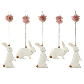 Maileg Metal Ornaments Easter Bunny 5pcs