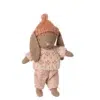 Maileg Winter Bunny Micro Brown Rose
