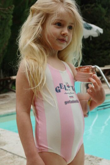 Pomia Swimsuit Candy Rose Stripe