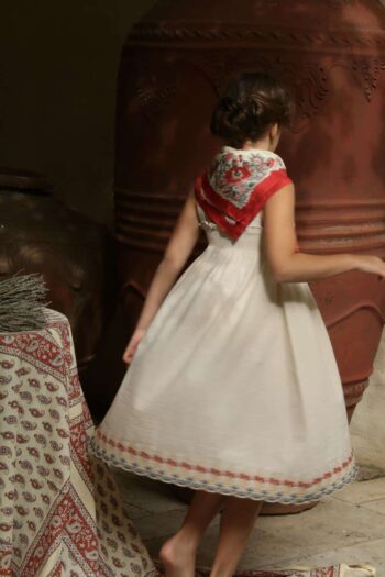 Bonjour Diary Skirt Dress Natural Cotton Flax
