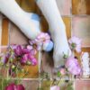 Bonjour Diary Twist Socks Blue