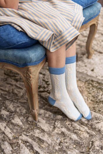 Bonjour Diary Twist Socks Pink
