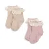 Konges Slojd 2 Pack Frill Socks Rosette