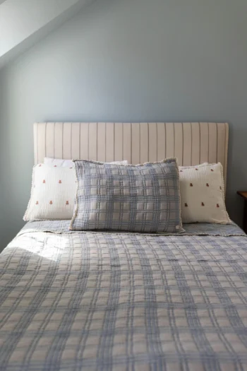 New Grain French Plaid Twin Sham Bluebelle lovely bedding
