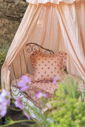 Suranne Diary Quilted Pillow Case Garden Flowers