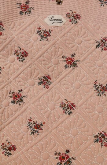 Suranne Diary Quilted Basket Bag Rose Garden Flowers