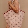 SSuranne Diary Quilted Basket Bag Rose Garden Flowers