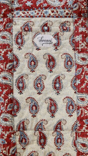 Suranne Diary Quilted Bowling Bag Cashmere Print