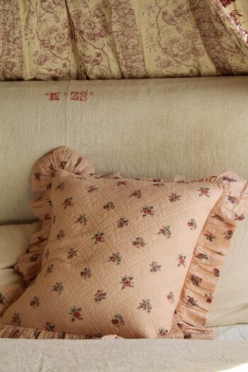 Suranne Diary Quilted Pillow Case Garden Flowers