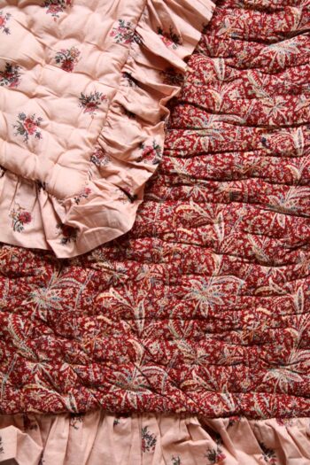 Suranne Diary Qulted Blanket Rose Flower Garden