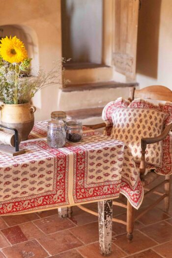Suranne Diary Tablecloth Cashmere Bandana Print