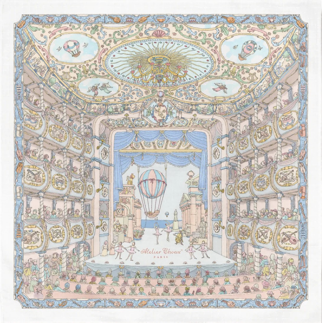 Atelier Choux Paris Baby Swaddle Ballet de Paris 1 Atelier Choux Paris Baby Swaddle Ballet de Paris