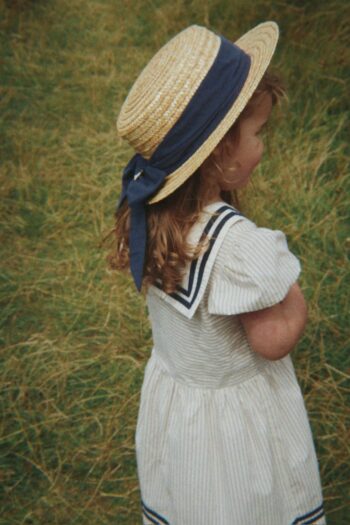 Konges Slojd Allie Sailor Dress GOTS Bleu Stripe