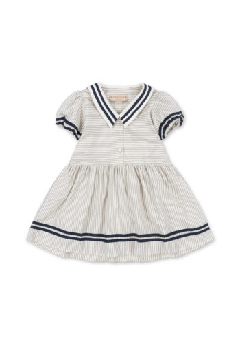 Konges Slojd Allie Sailor Dress GOTS Bleu Stripe