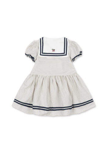 Konges Slojd Allie Sailor Dress GOTS Bleu Stripe (7)