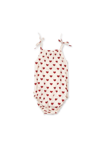 Konges Slojd Basic Strap Body GOTS Amour Rouge