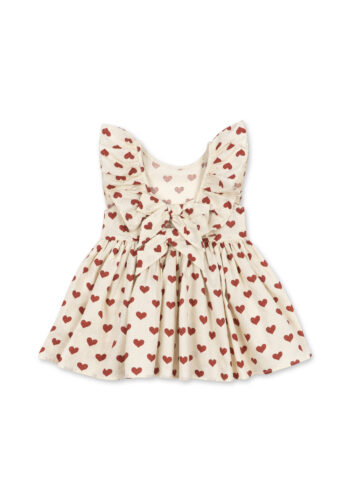 Konges Slojd Cianne Bow Dress Amour Rouge