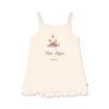 Konges Slojd Famo Strap Dress GOTS Ecru