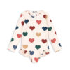 Konges Slojd Manuca Long Sleeve Swimsuit Bon Coeur Colore