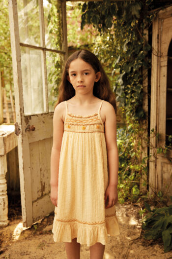 Apolina Tammy Midi Sundress Peach Yoghurt
