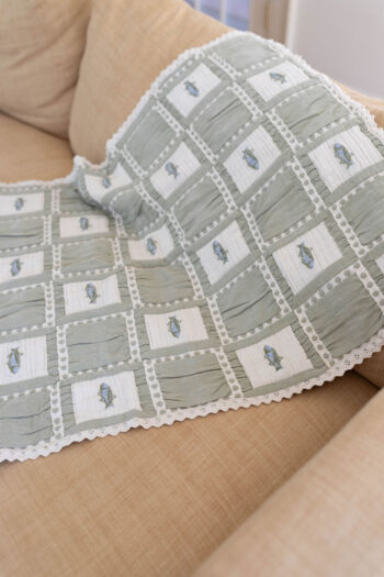 New Grain Patchwork Blanket Fish