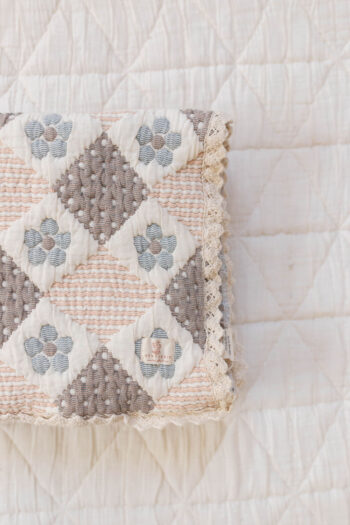 New Grain Prairie Quilt Blush Chambray