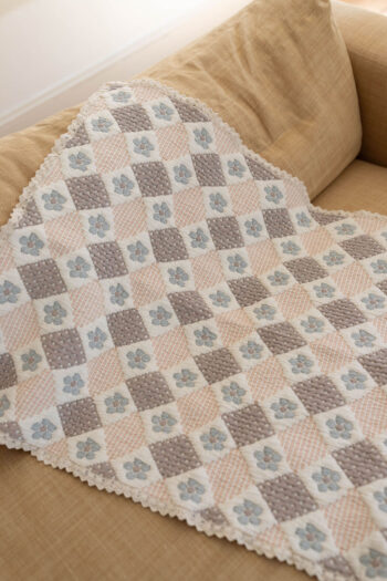 New Grain Prairie Quilt Blush Chambray
