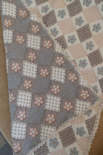 New Grain Prairie Quilt Blush Chambray
