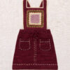 Misha & Puff Running Stitch Pinafore Cambridge
