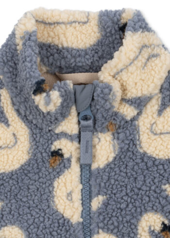 Konges Slojd Jody Teddy Jacket Swan (Coming soon) 8 Konges Slojd Jody Teddy Jacket Swan