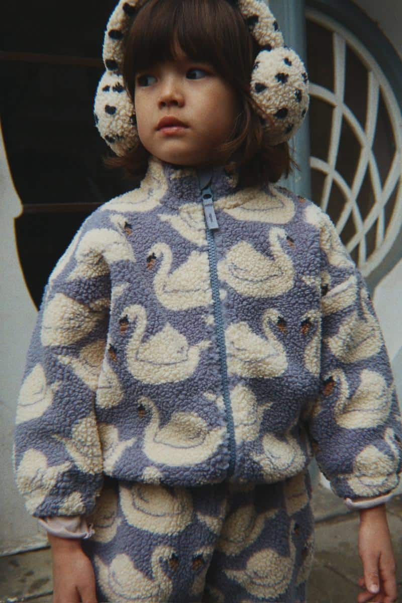 Konges Slojd Jody Teddy Jacket Swan (Coming soon) 5 Konges Slojd Jody Teddy Jacket Swan (Coming soon) - Image 5