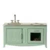 Maileg Kitchen Mouse Mint with bread loaf