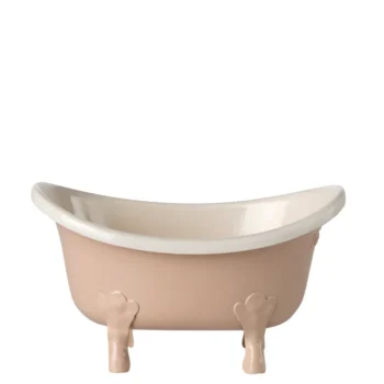 Maileg Mouse Bathtub Rose front view
